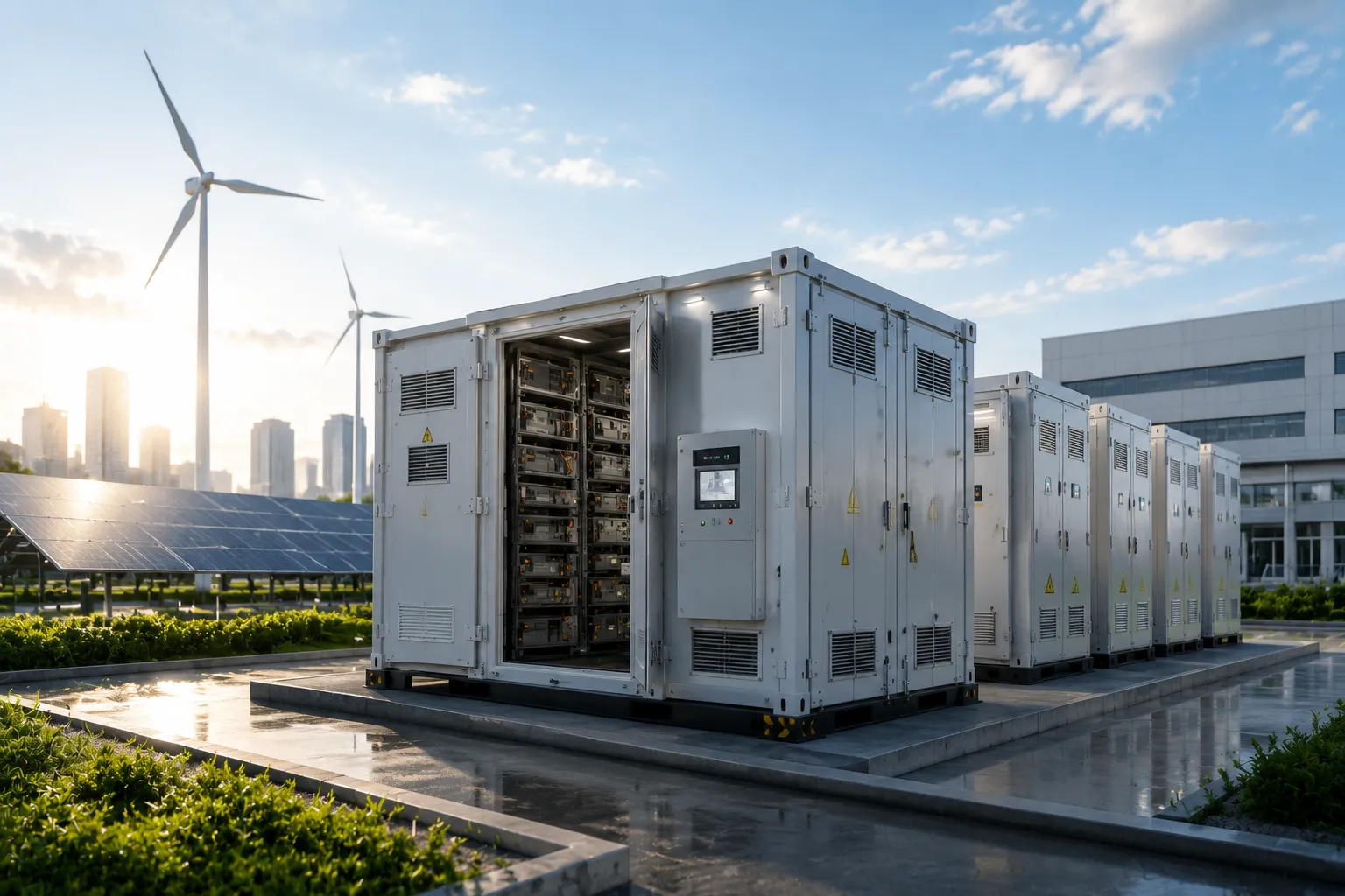 Percenec Energy commercial and industrial BESS turnkey delivery and site installation