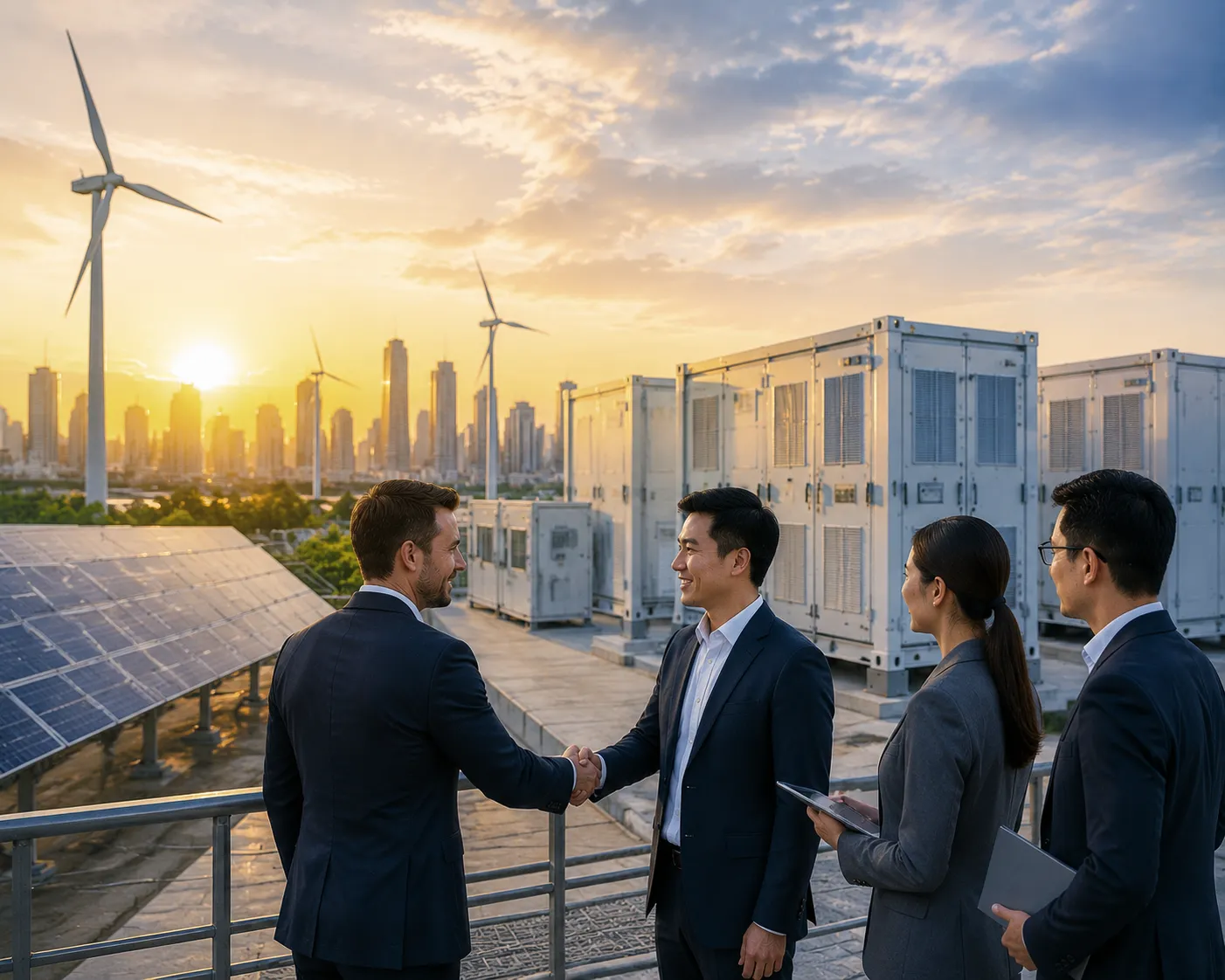 Percenec Energy containerized commercial and industrial energy storage systems and manufacturing plant
