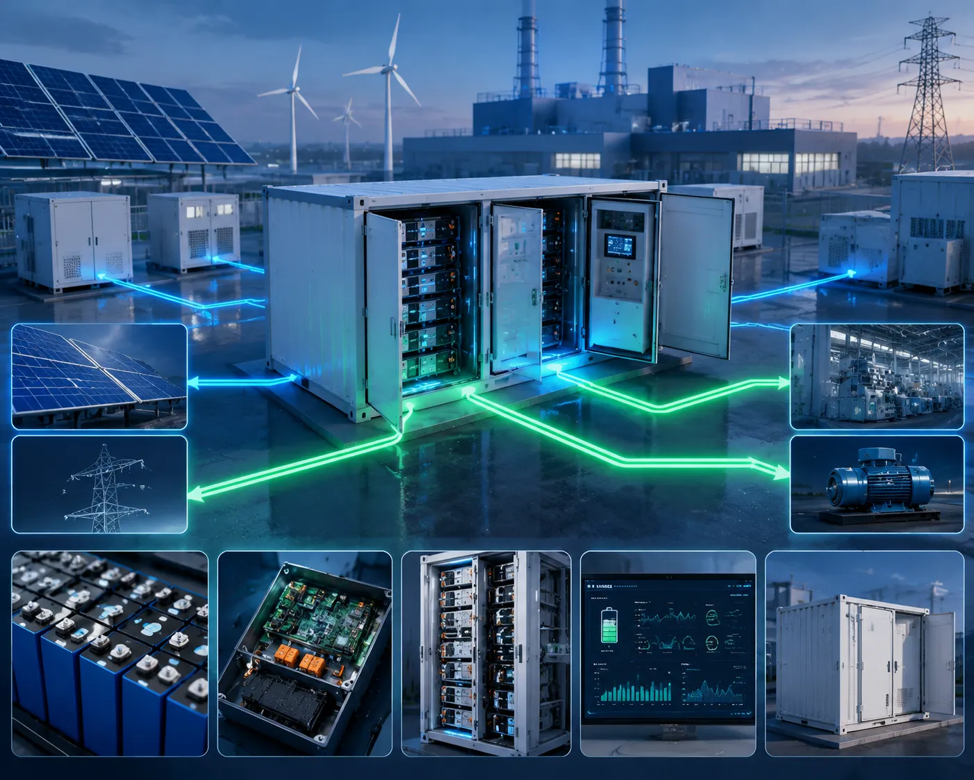 Percenec Energy custom battery energy storage system engineering model