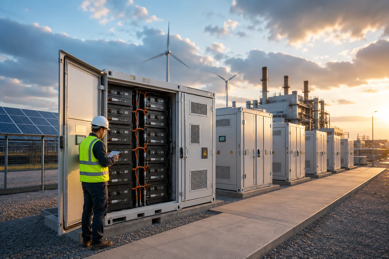 Percenec Energy storage engineering project delivery and site commissioning
