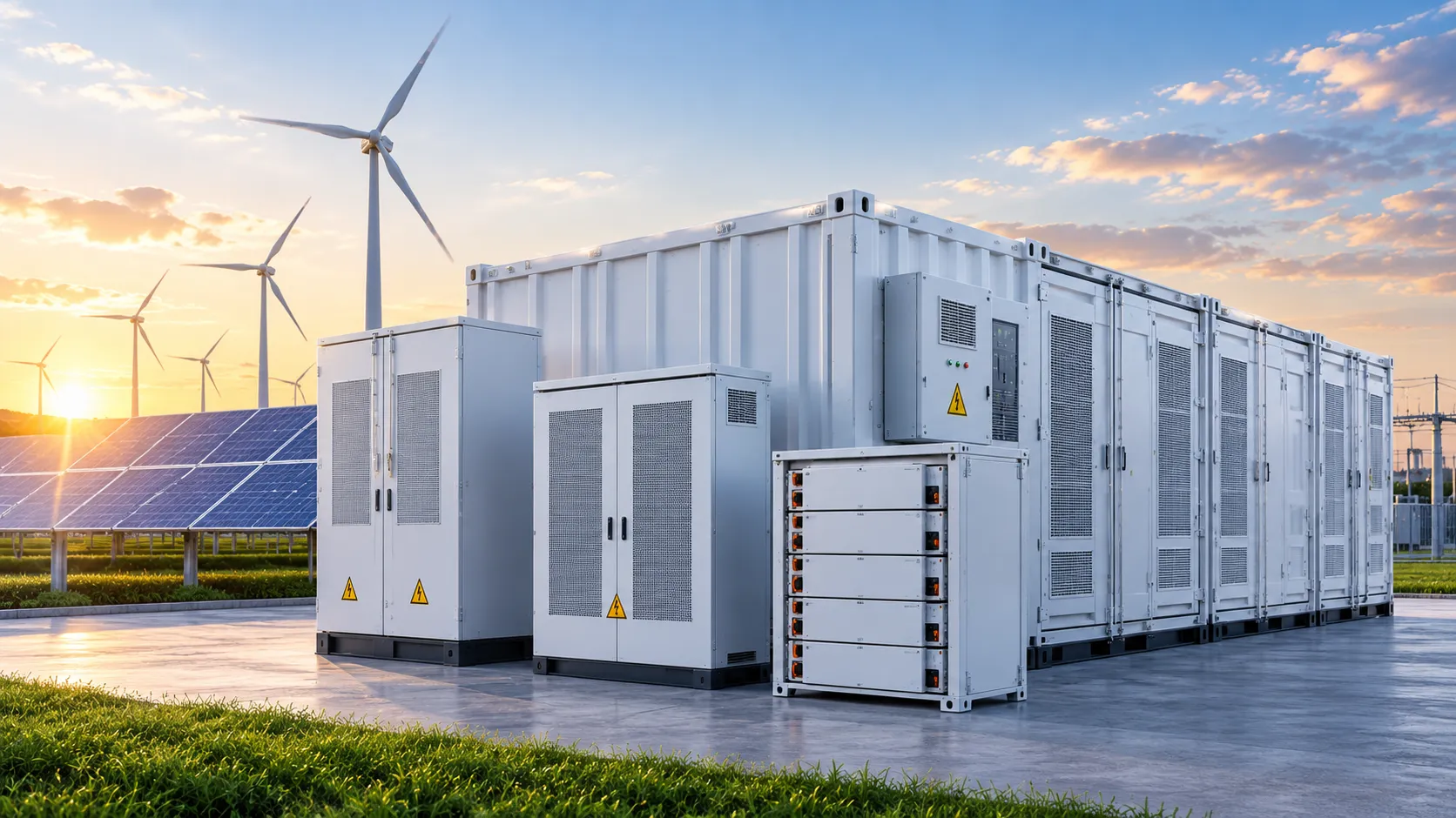 Containerized BESS Unit for Utility Project Site