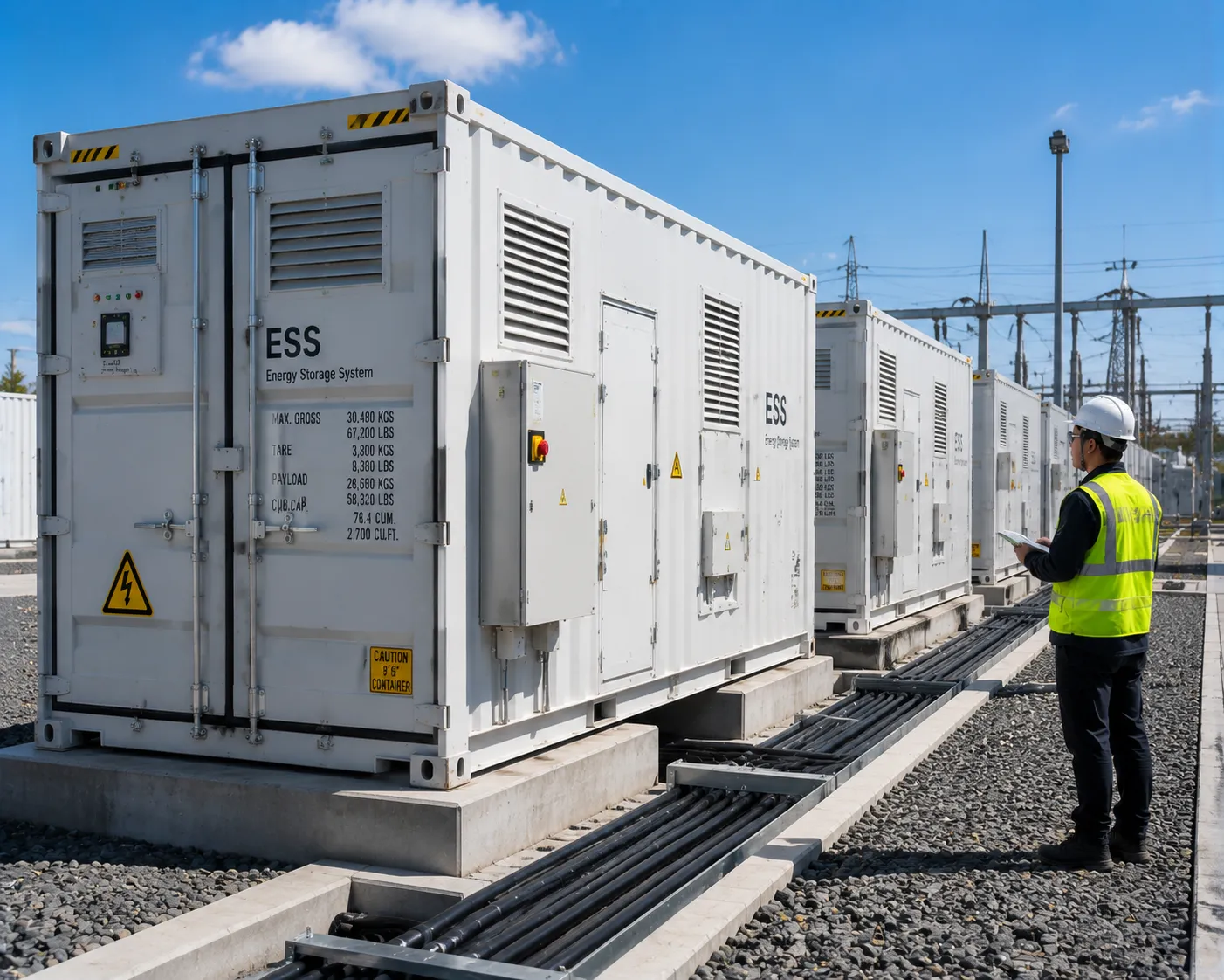 Percenec Energy Megawatt-Scale Containerized BESS Installation
