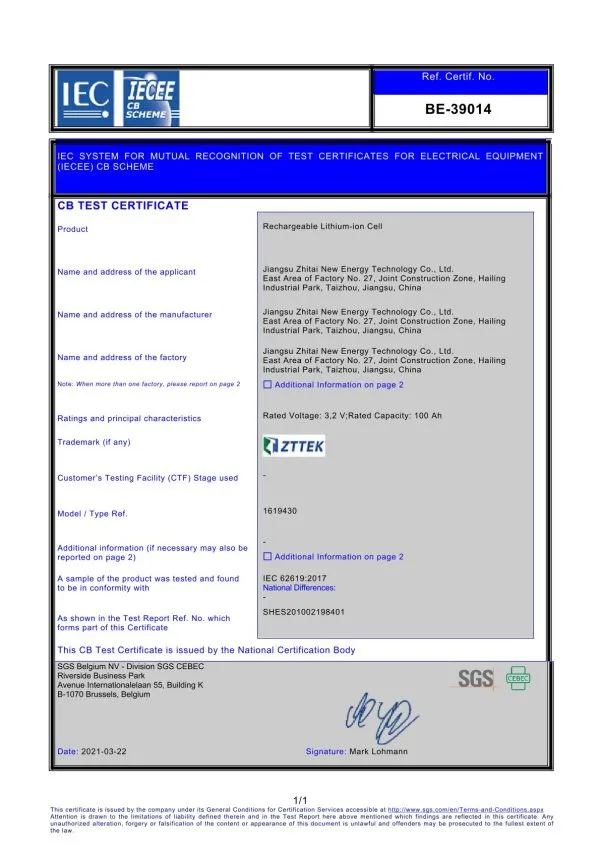 Percenec Energy Certification
