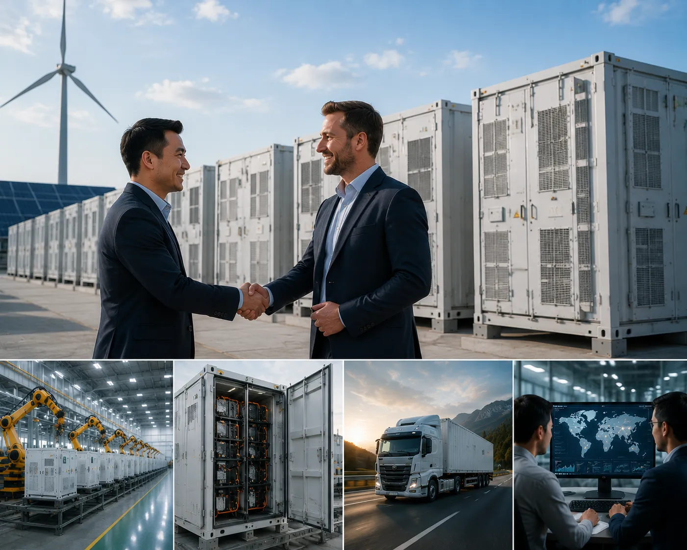 Commercial battery energy storage system distribution warehouse and regional stock reserves