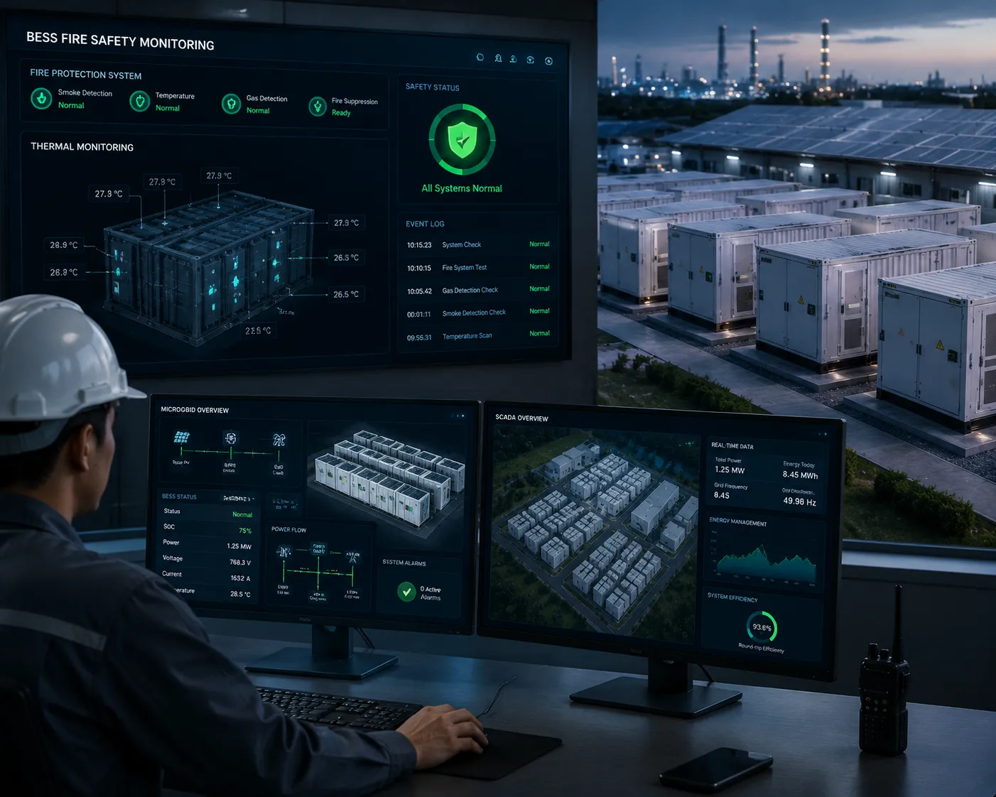 Percenec Energy industrial BESS ROI financial modeling framework and cost savings calculation for manufacturing plants