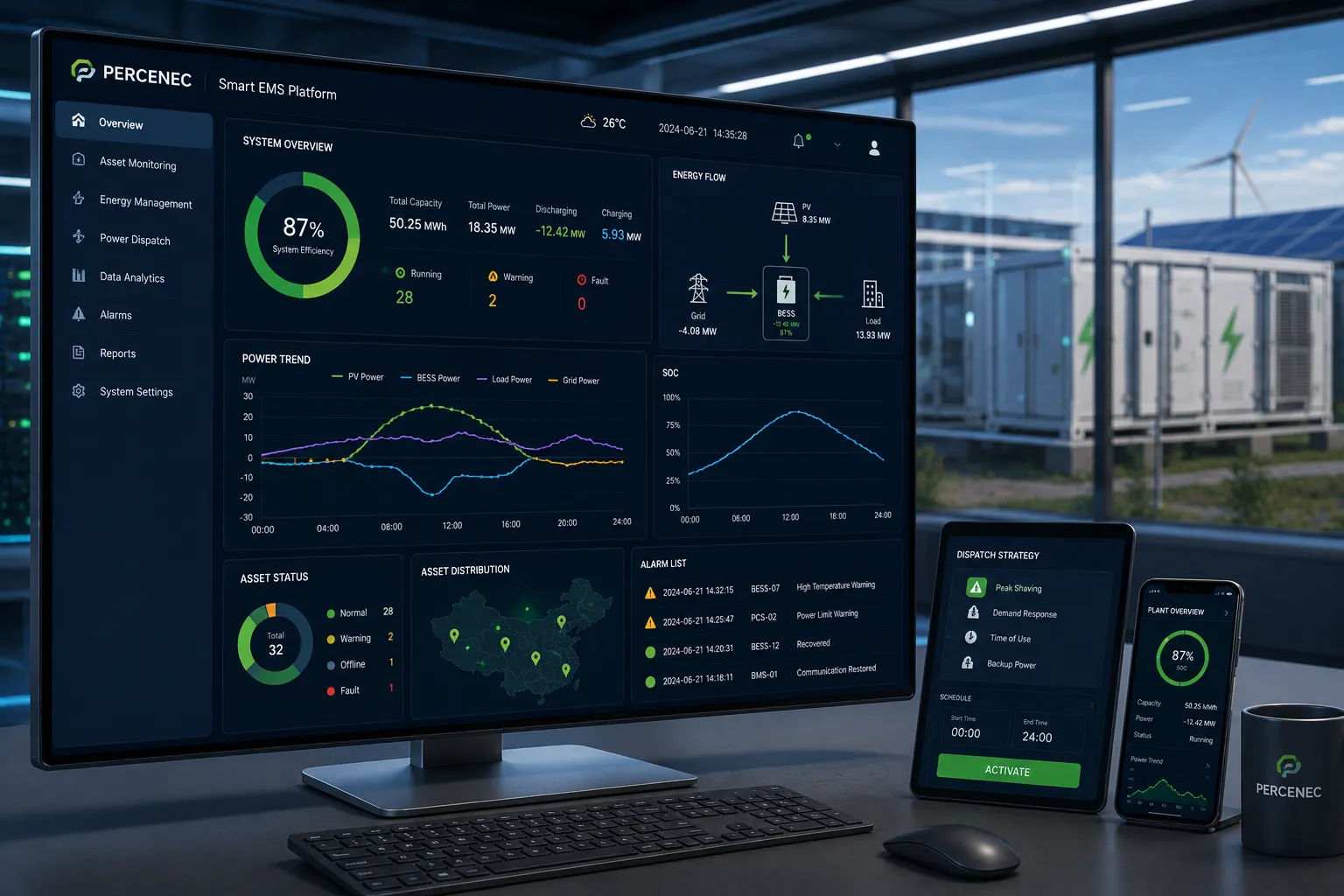 Percenec Smart EMS Platform