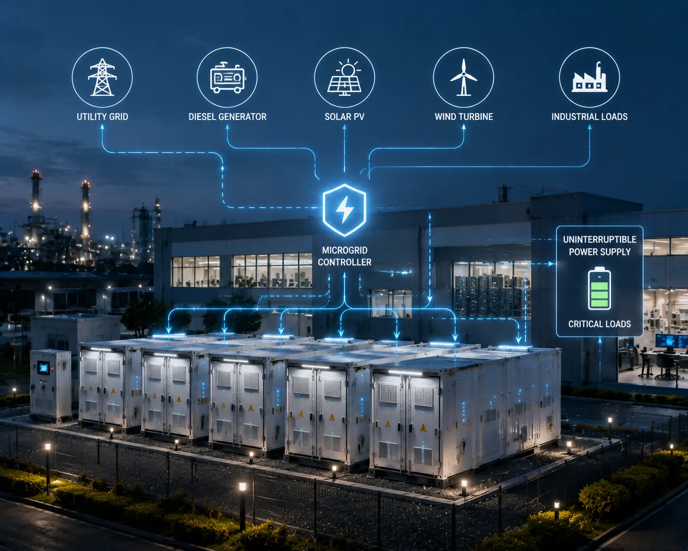 Backup Power Solutions and Microgrid Resilience BESS