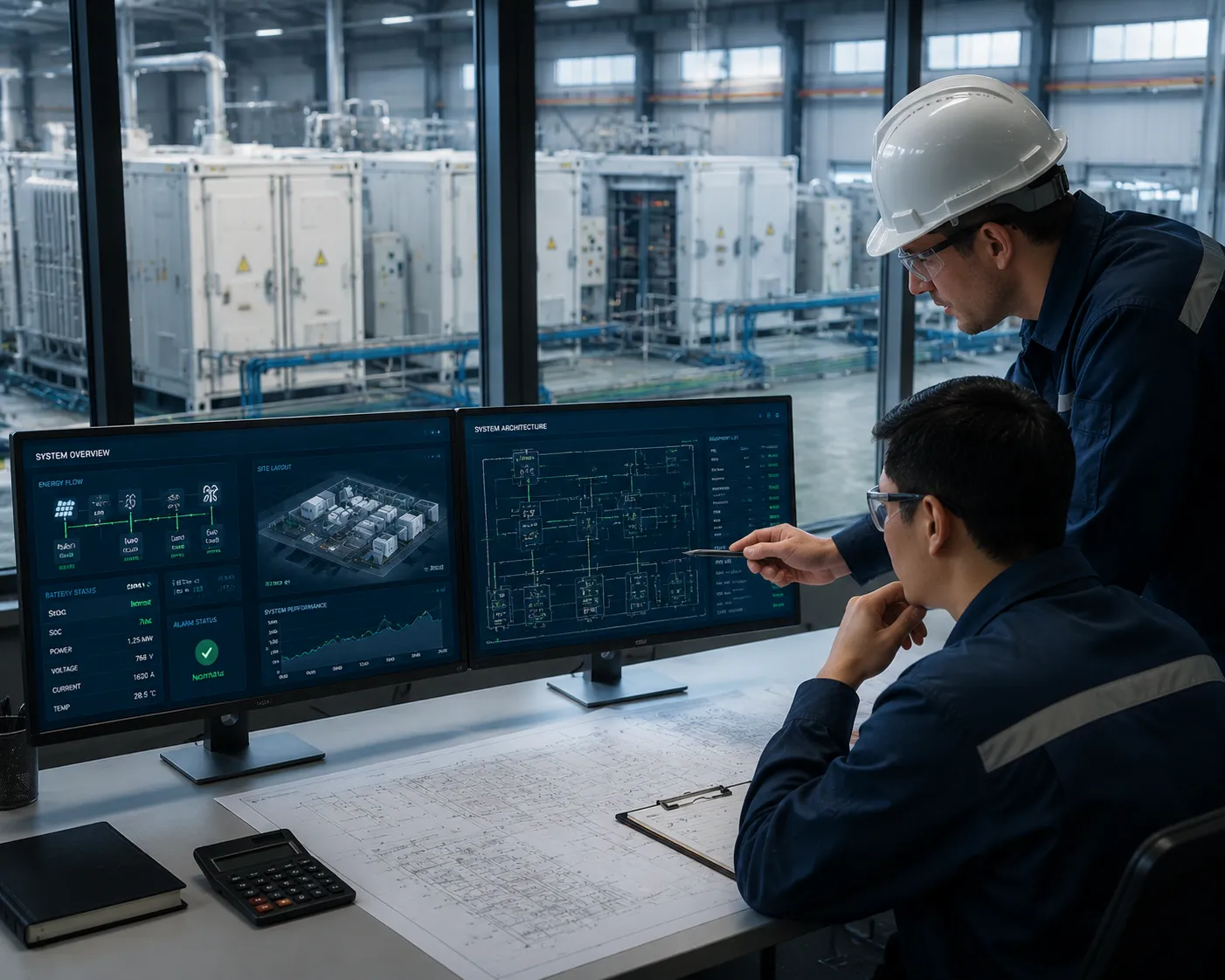 Percenec Energy industrial containerized BESS testing facility for global compliance standards
