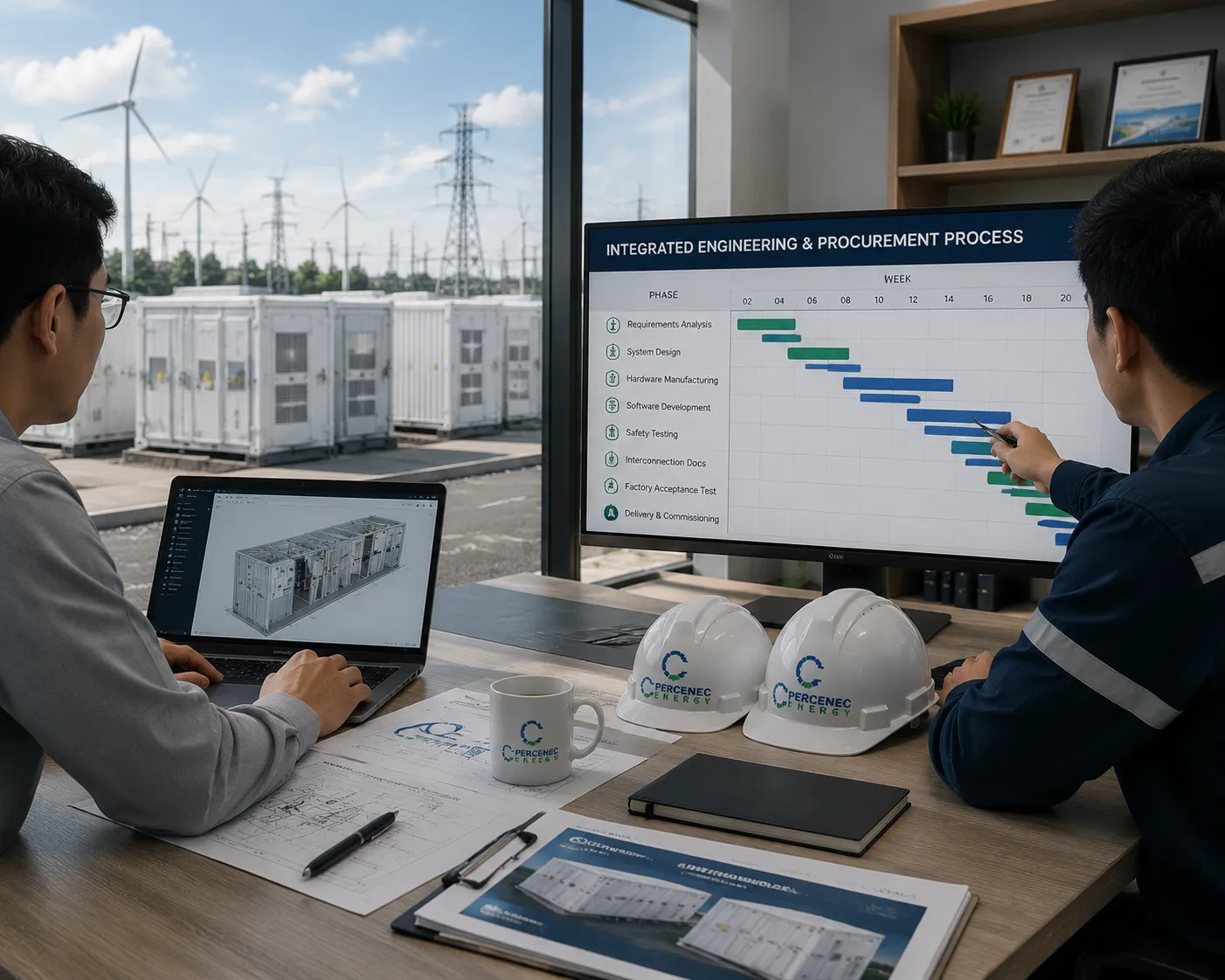 Percenec Energy BESS Procurement Decision Matrix and System Architecture