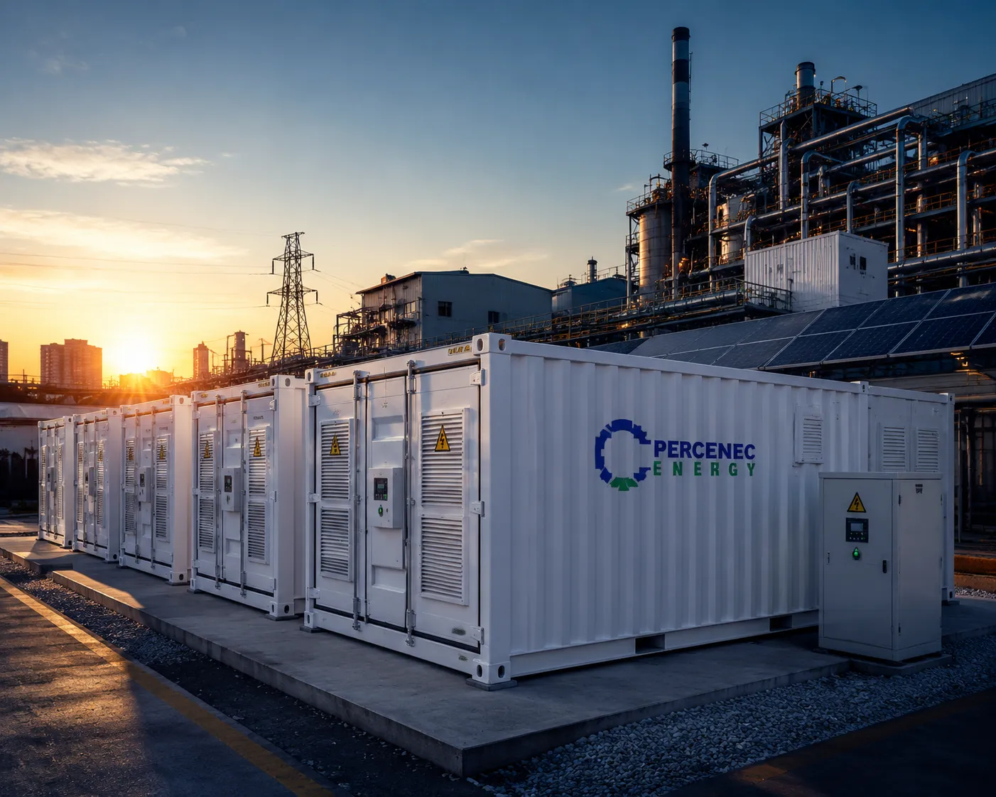 Percenec Energy Liquid Cooled Containerized Energy Storage System Installation