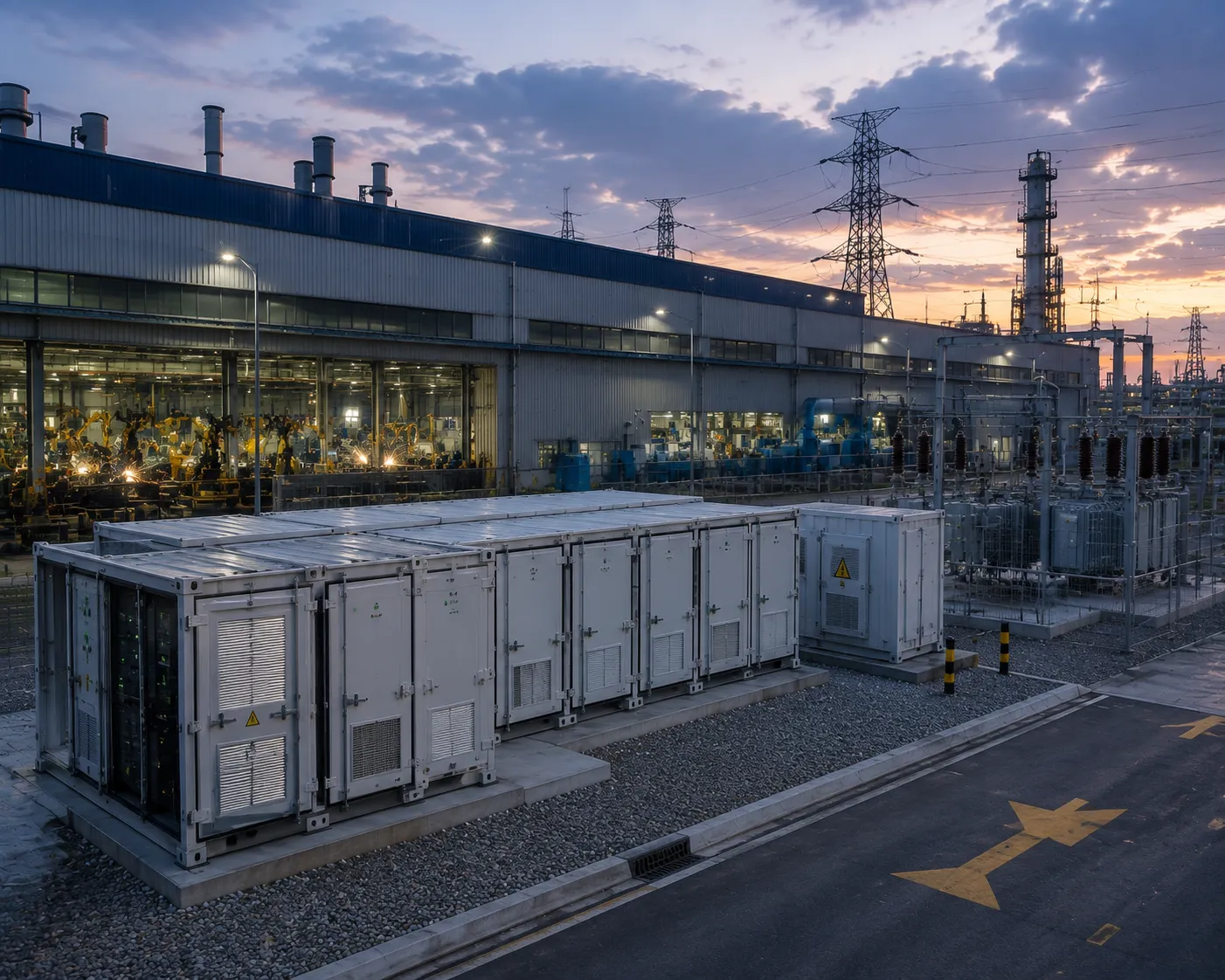 Factory peak shaving energy storage system cabinet installation