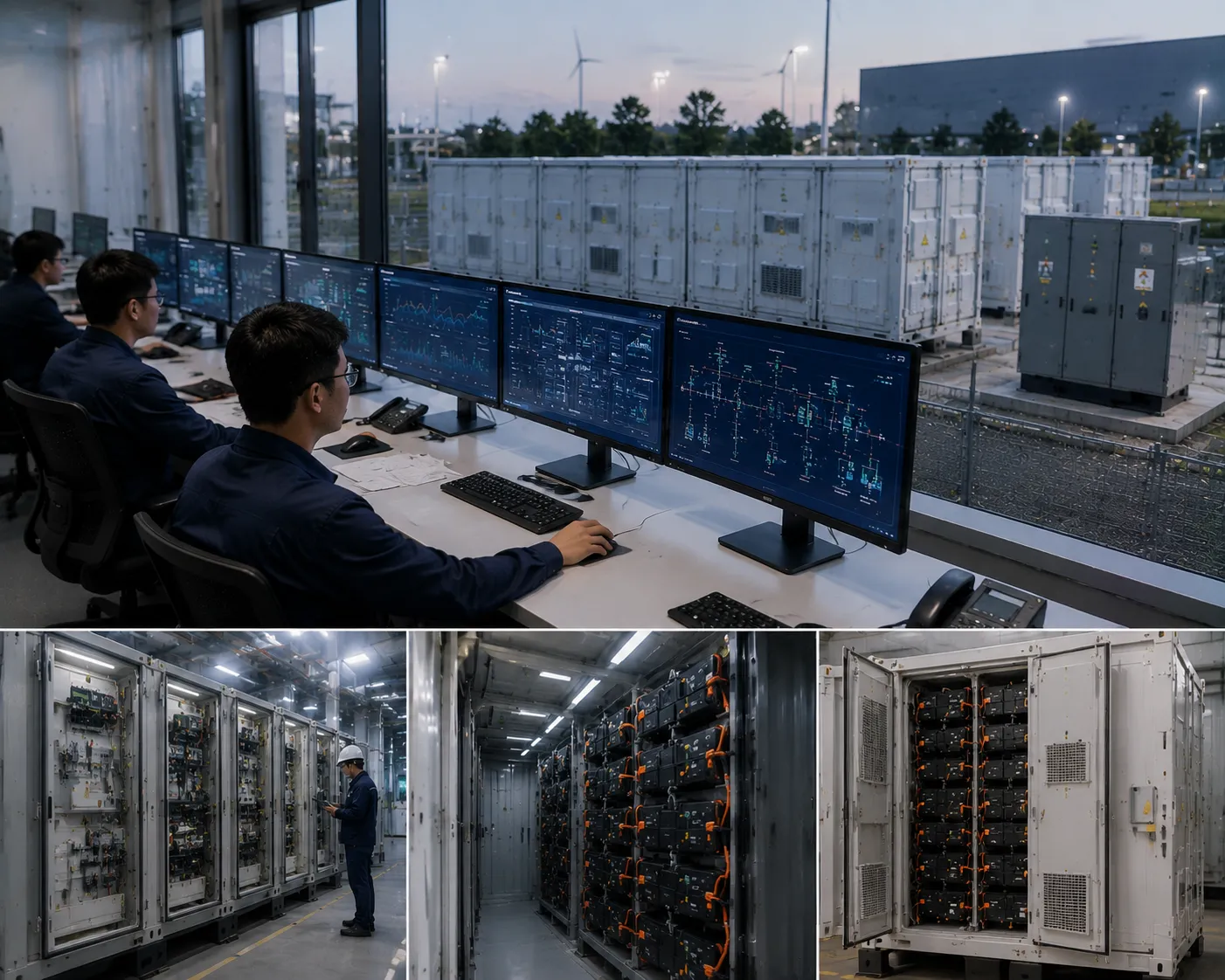 Percenec Energy C&I BESS System Architecture and EMS Dashboard