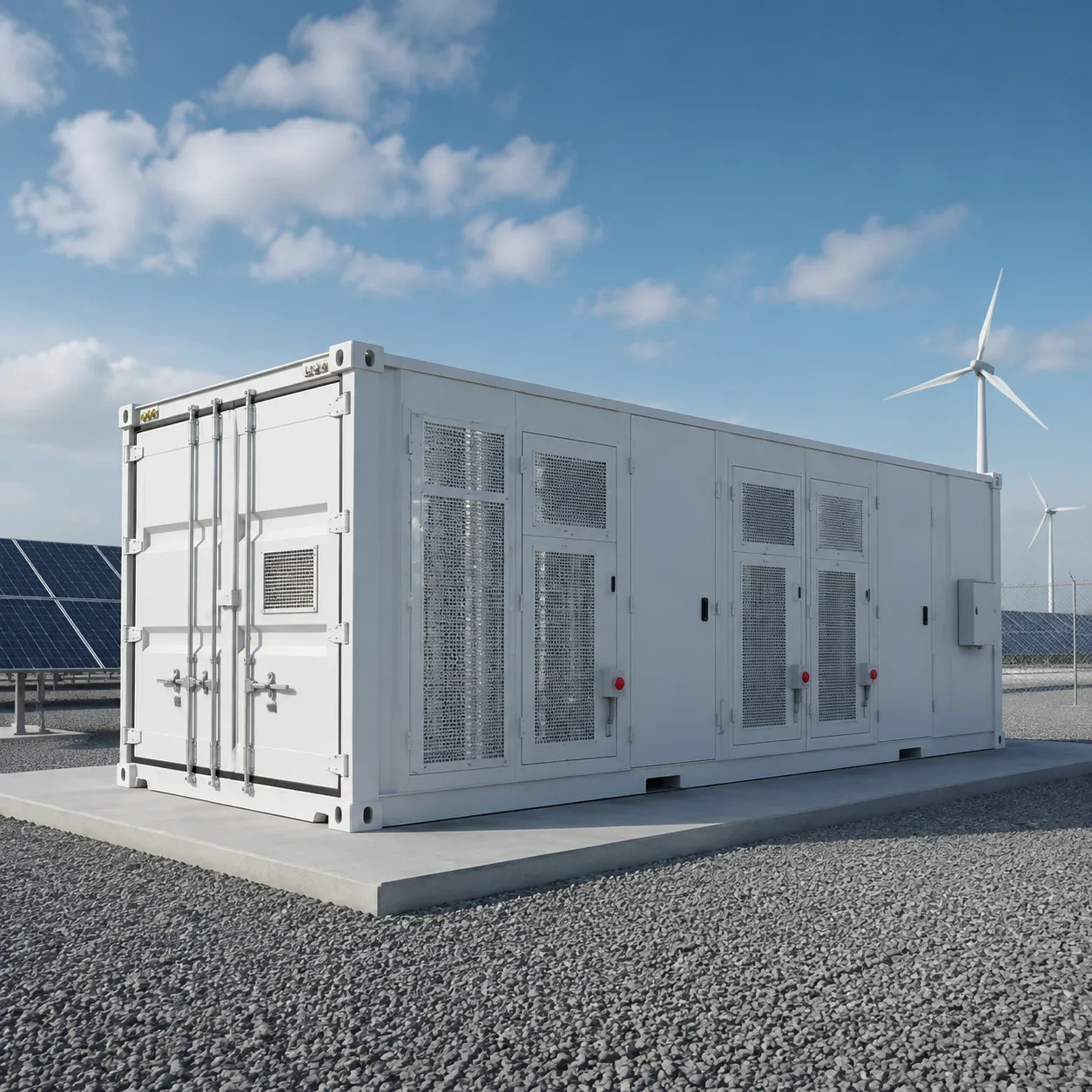 40ft Battery Energy Storage System 1MW 2MWh Container