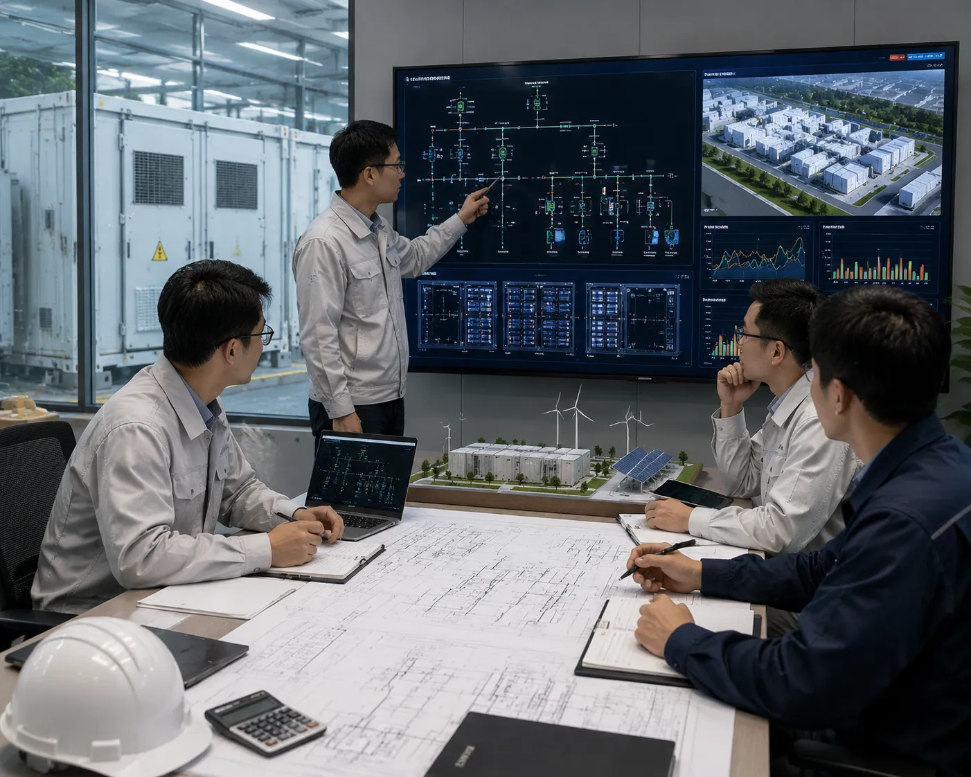 Percenec Energy microgrid energy storage engineering support