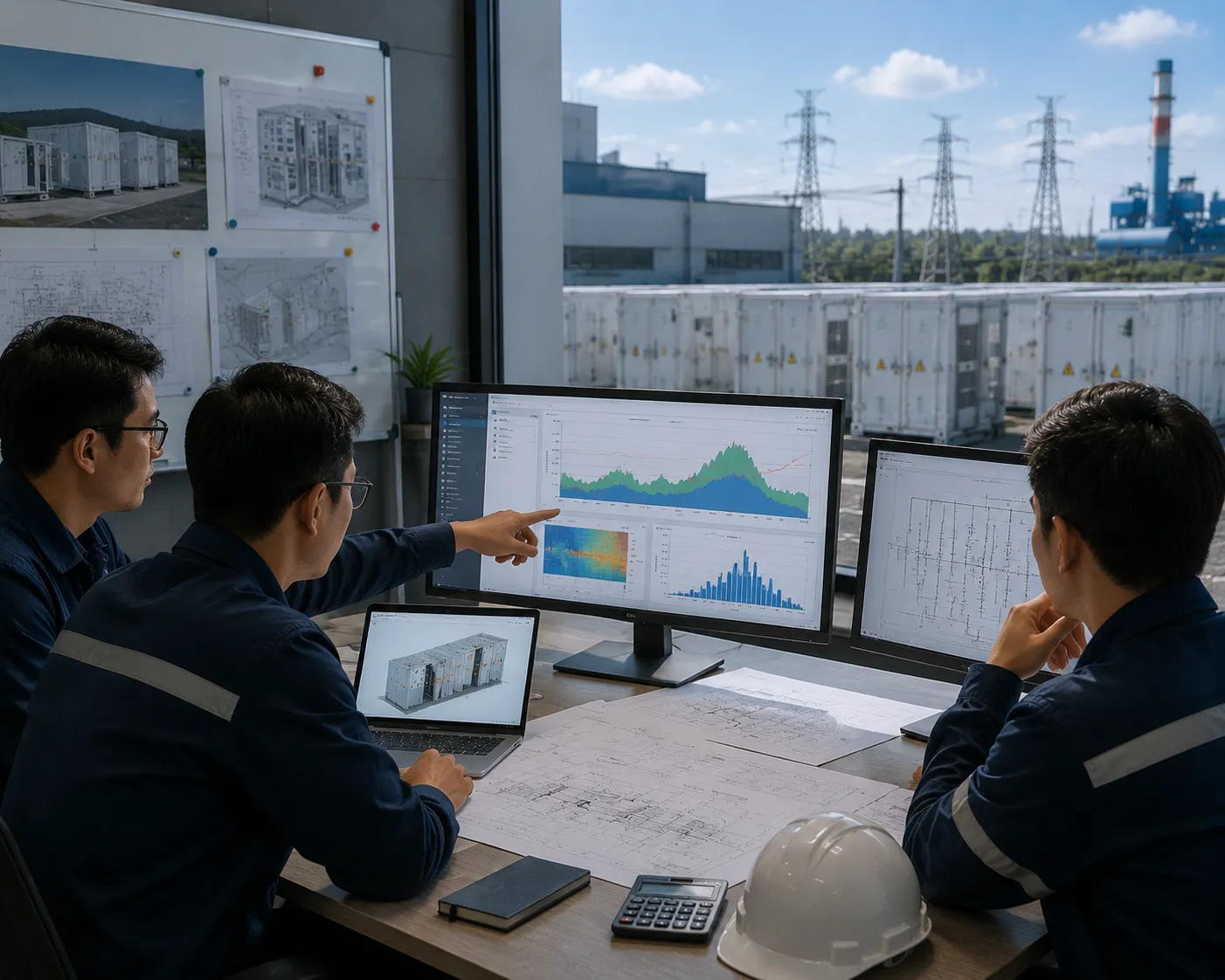 Percenec Energy Commercial Battery Energy Storage System Architecture