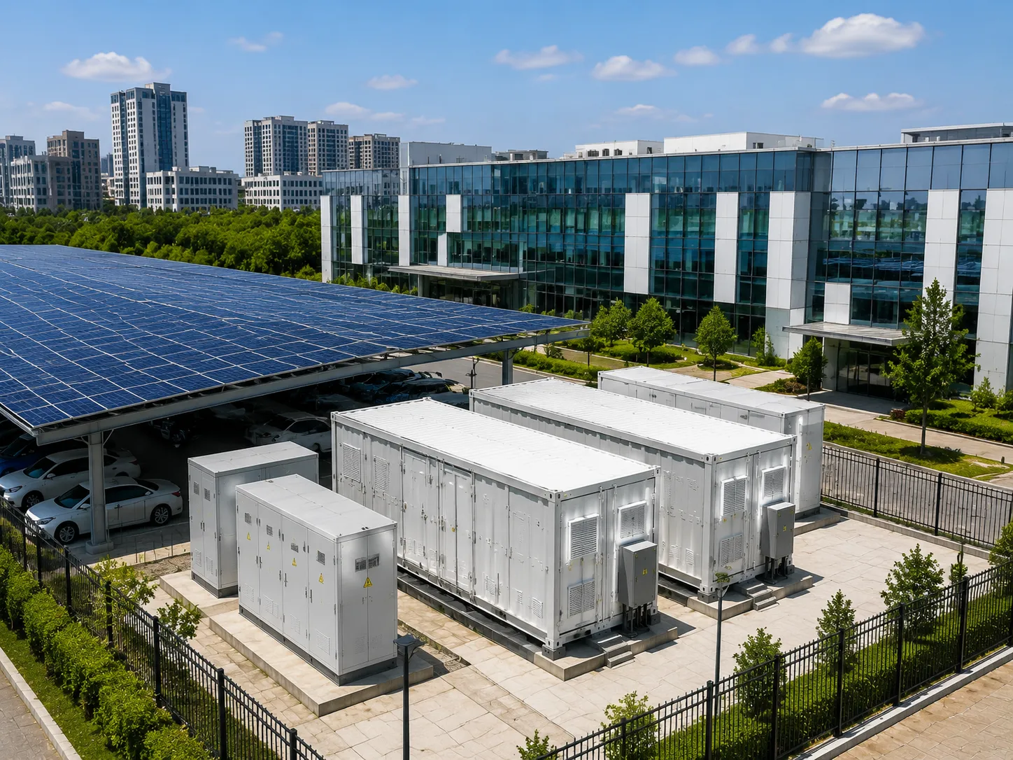 500kW 1MWh Commercial Complex Plus PV Installation